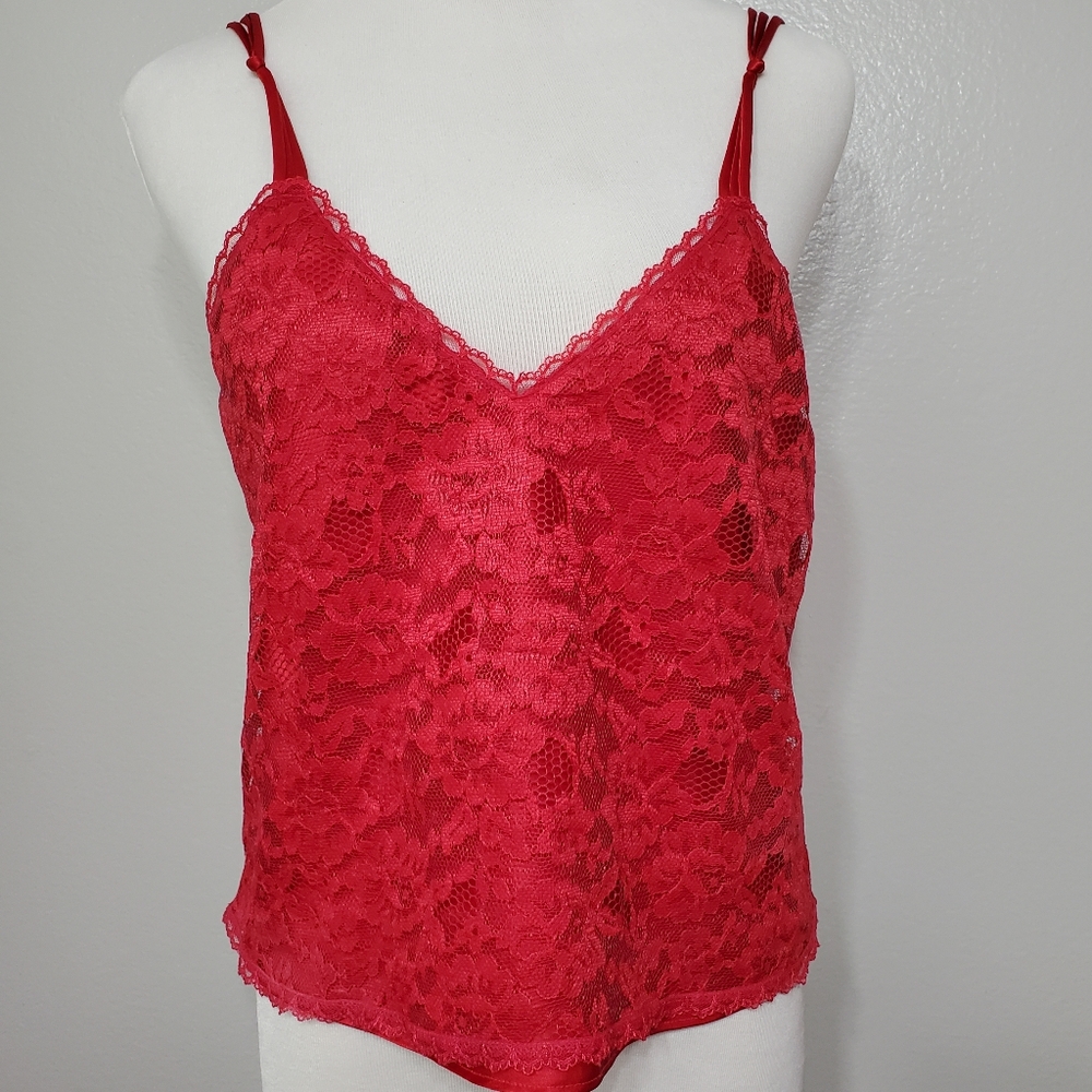 Vintage Victoria Secret Golden Label Lace Camisole Slip Top